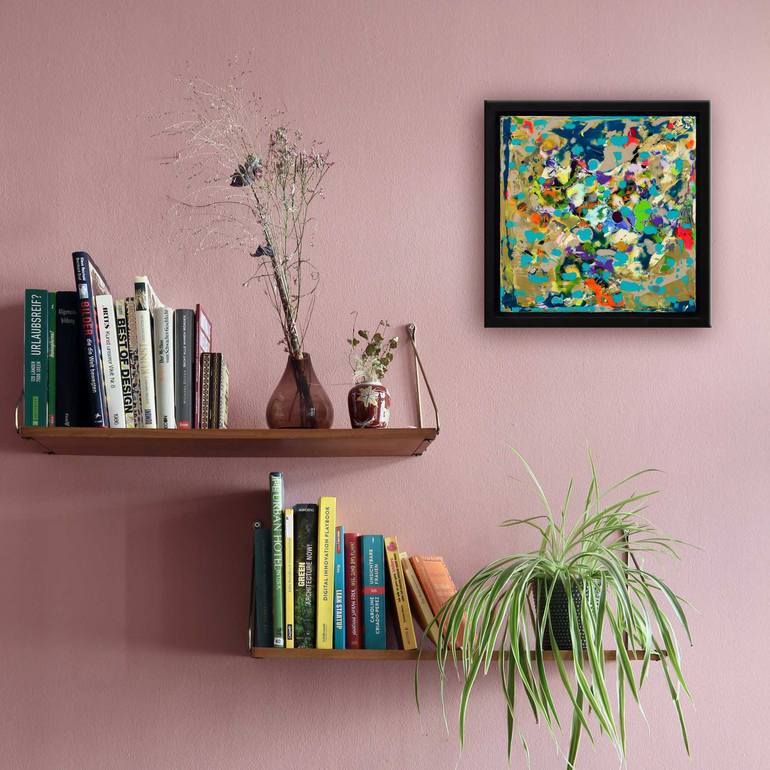 Original Abstract Expressionism Abstract Painting by Mark Hennick