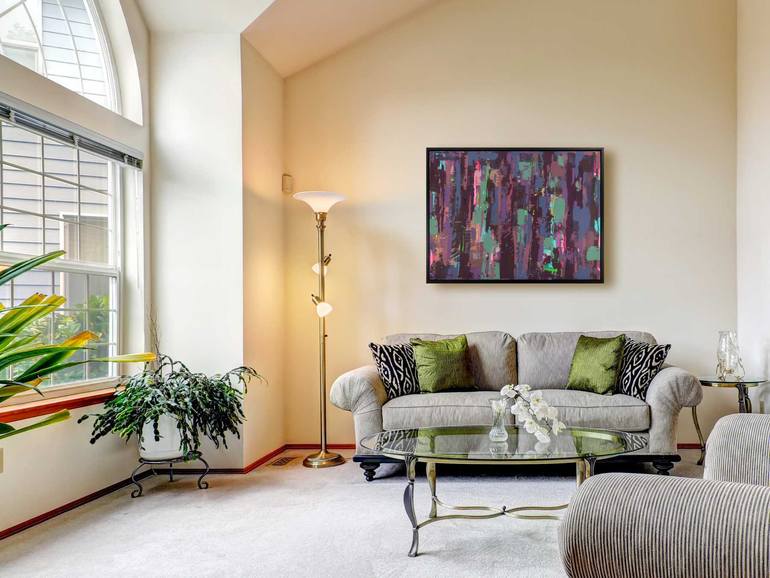 Original Abstract Expressionism Abstract Painting by Mark Hennick