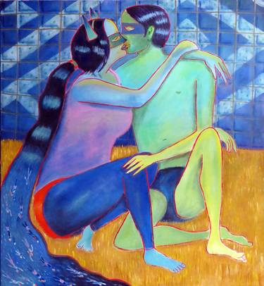 Print of Love Paintings by Santiago Cohen
