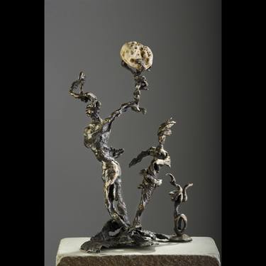 Original Abstract Expressionism Abstract Sculpture by Jonathan Hertzel