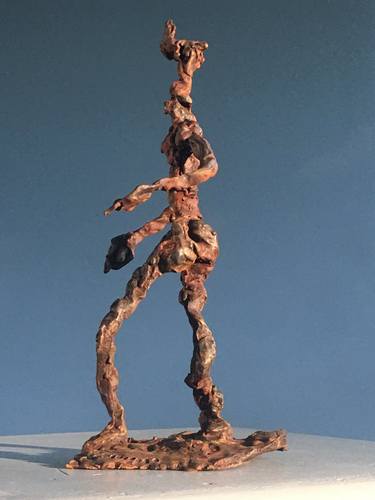 Original Abstract Expressionism Fantasy Sculpture by Jonathan Hertzel