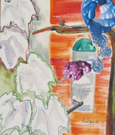 Print of Figurative Garden Collage by Laura Spagnolo