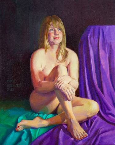 Original Figurative Nude Paintings by Mike Brewer