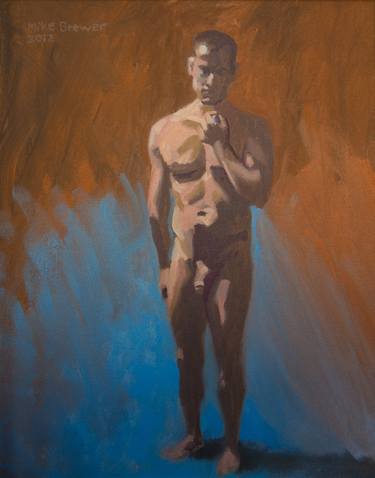 Original Figurative Nude Paintings by Mike Brewer