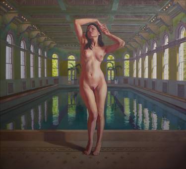 Original Figurative Nude Paintings by Mike Brewer