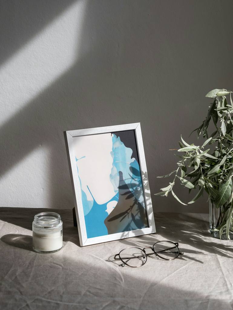 Original Abstract Mixed Media by Tinca Veerman