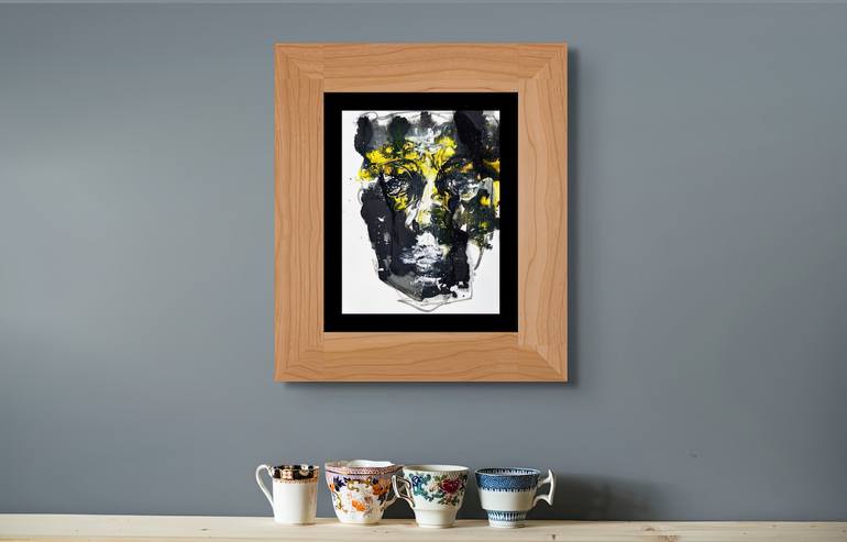 Original Abstract Portrait Painting by Ilaria Berenice