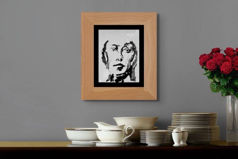 Original Abstract Expressionism People Painting by Ilaria Berenice