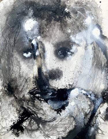 Print of Abstract Expressionism Portrait Drawings by Ilaria Berenice