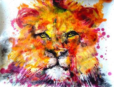 Original Expressionism Animal Paintings by Ilaria Berenice