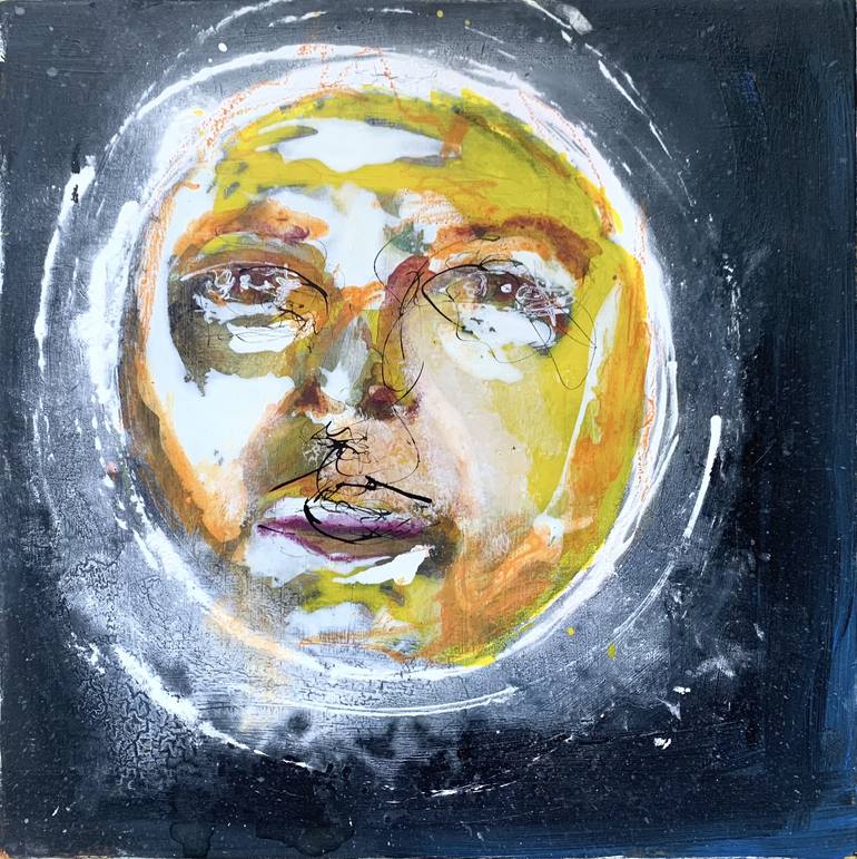 Print of Portraiture Abstract Paintings by Ilaria Berenice