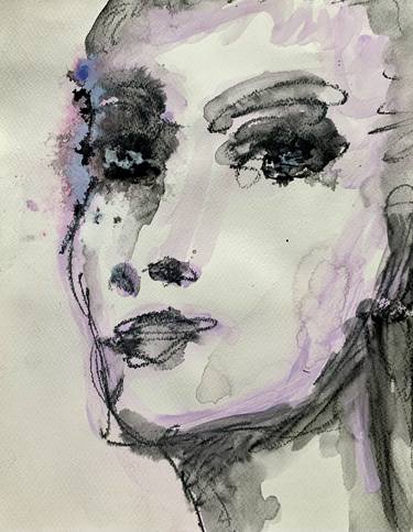 Print of Expressionism Portrait Drawings by Ilaria Berenice