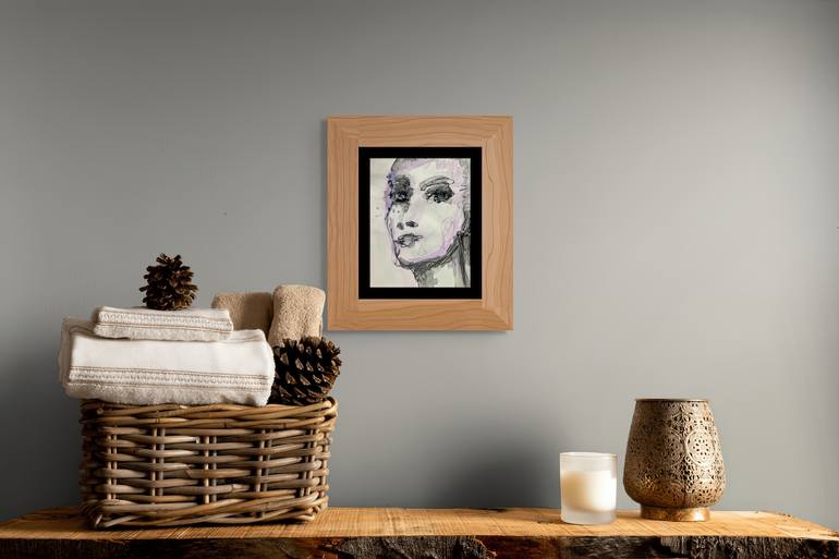 Original Expressionism Portrait Drawing by Ilaria Berenice