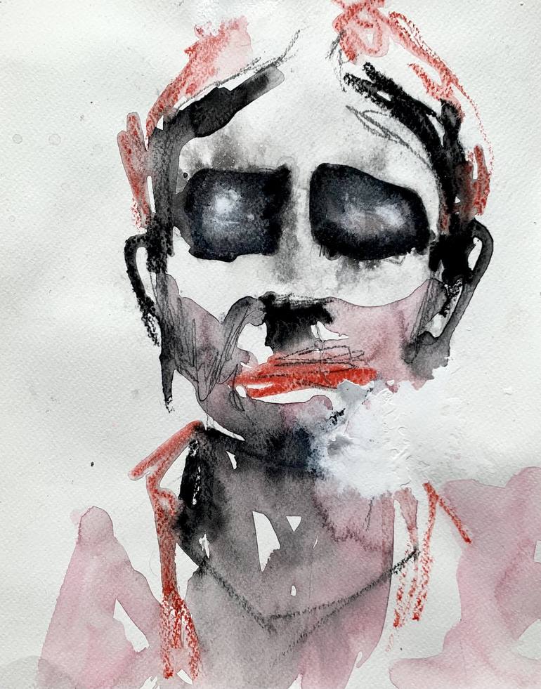 Print of Expressionism Portrait Drawings by Ilaria Berenice