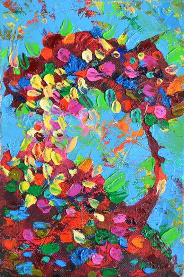 Original Abstract Tree Paintings by Vyara Tichkova