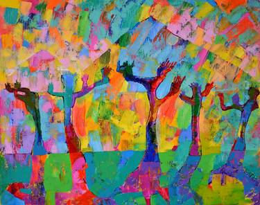 Original Expressionism Landscape Paintings by Vyara Tichkova