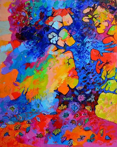 Original Tree Painting by Vyara Tichkova
