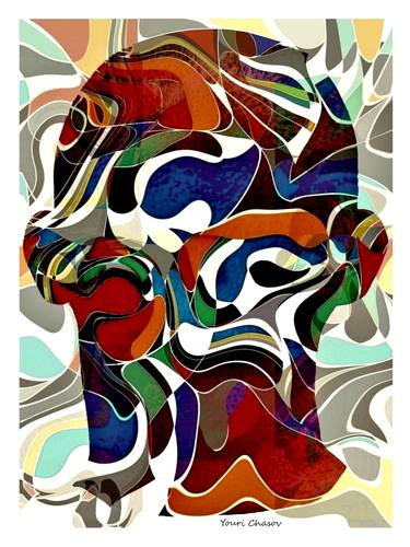 Print of Abstract Paintings by Youri Chasov