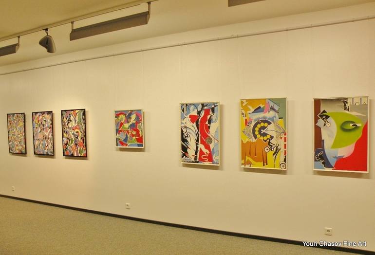 Original Surrealism Animal Painting by Youri Chasov