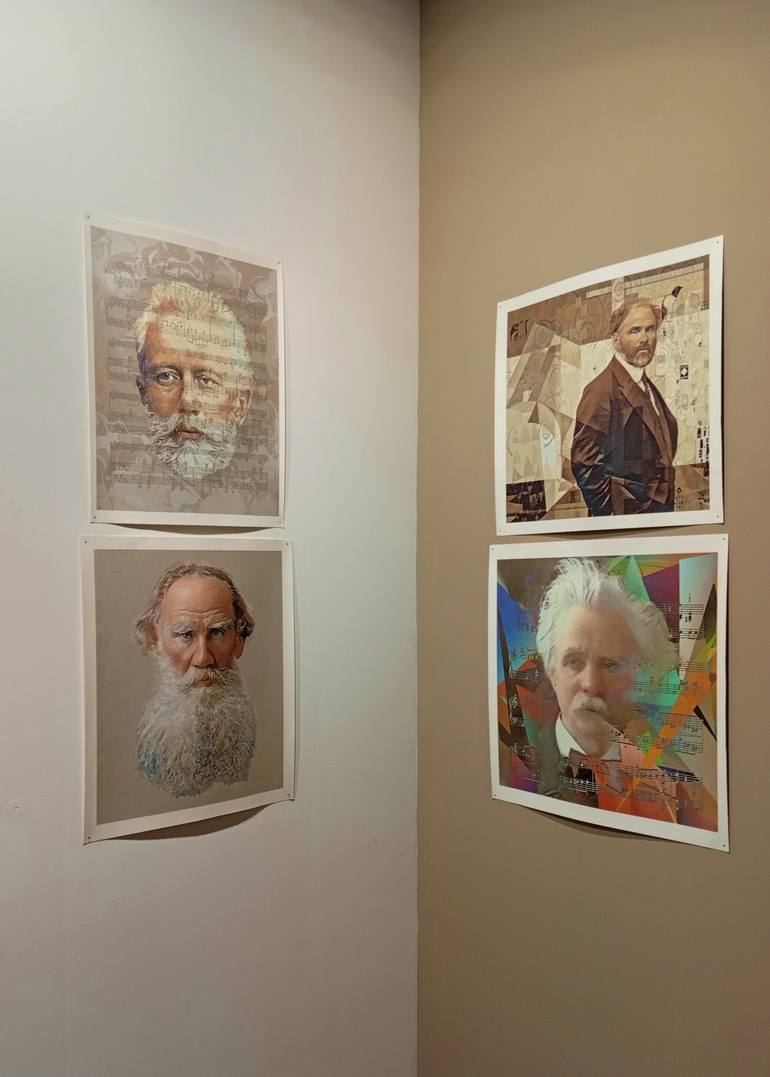 Original Figurative People Mixed Media by Youri Chasov