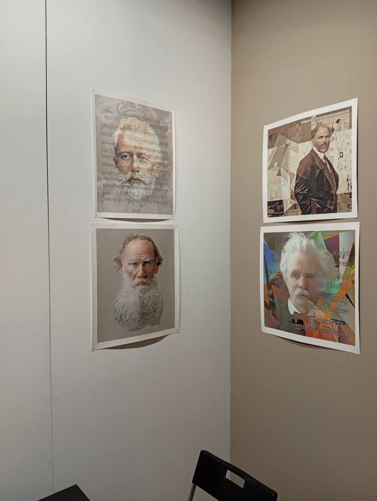 Original Figurative People Mixed Media by Youri Chasov