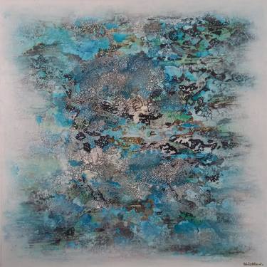 Original Abstract Expressionism Seascape Painting by Henrie Haldane