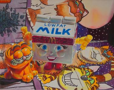 Original Fine Art Popular culture Painting by Audrey Montoya