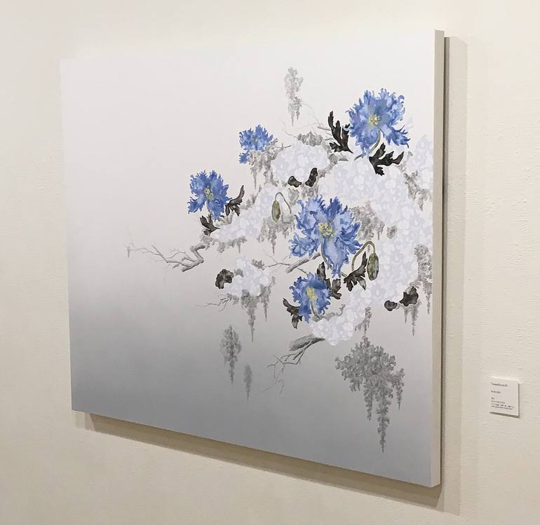 Original Fine Art Floral Painting by Hisahiro Fukasawa