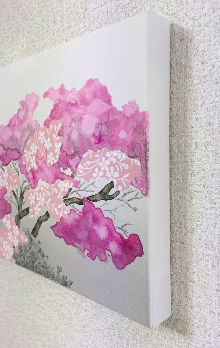 Original Fine Art Floral Painting by Hisahiro Fukasawa