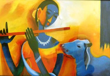 Original Folk Classical mythology Paintings by Deepika Bhansali Jain