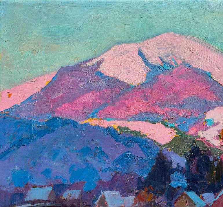 Original Expressionism Landscape Painting by Shandor Alexander