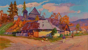 Original Abstract Expressionism Landscape Paintings by Shandor Alexander