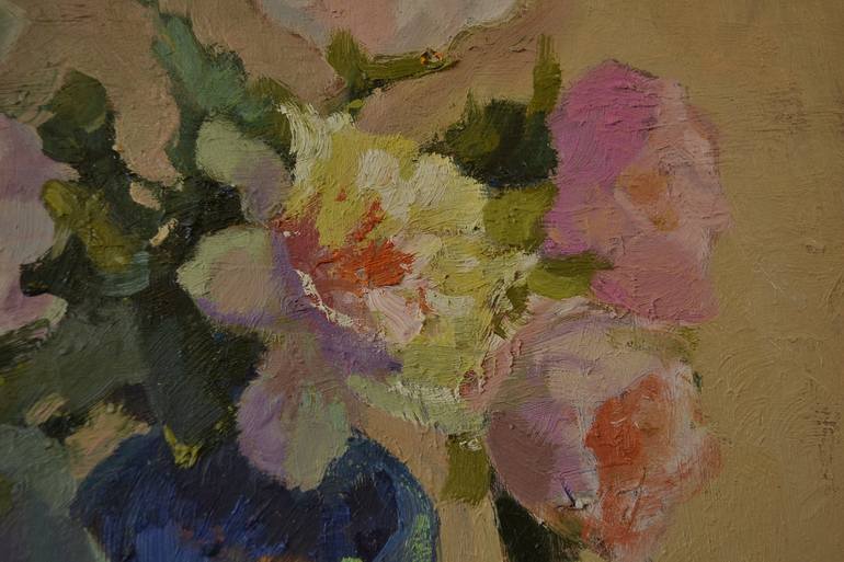 Original Abstract Expressionism Still Life Painting by Shandor Alexander
