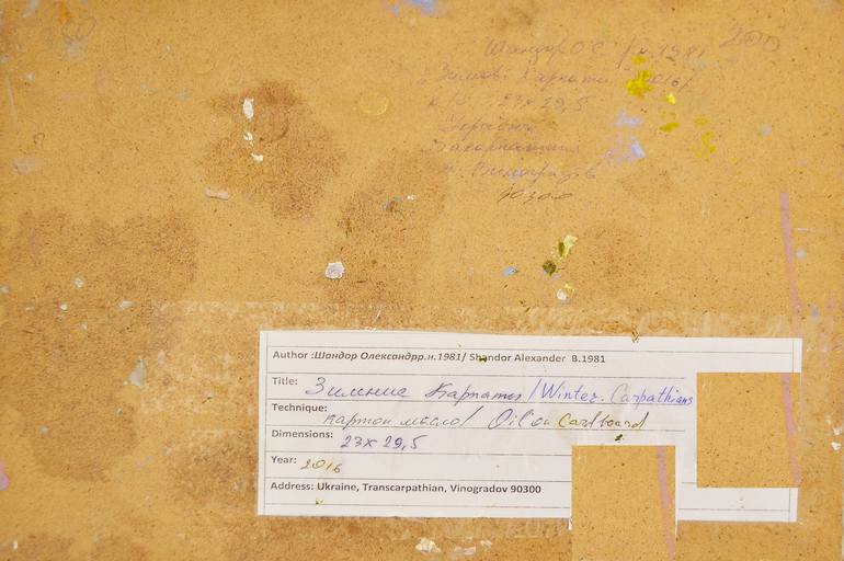 Original Abstract Expressionism Landscape Painting by Shandor Alexander