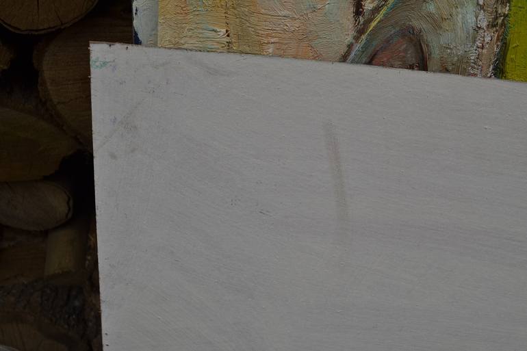 Original Abstract Expressionism Garden Painting by Shandor Alexander