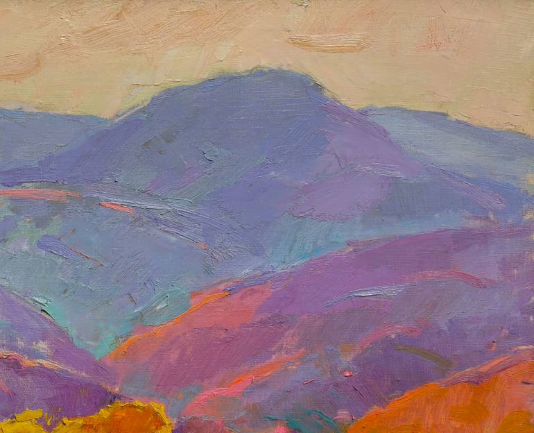 Original Abstract Expressionism Landscape Painting by Shandor Alexander
