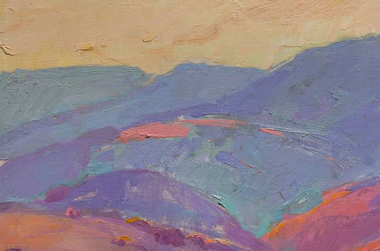 Original Abstract Expressionism Landscape Painting by Shandor Alexander