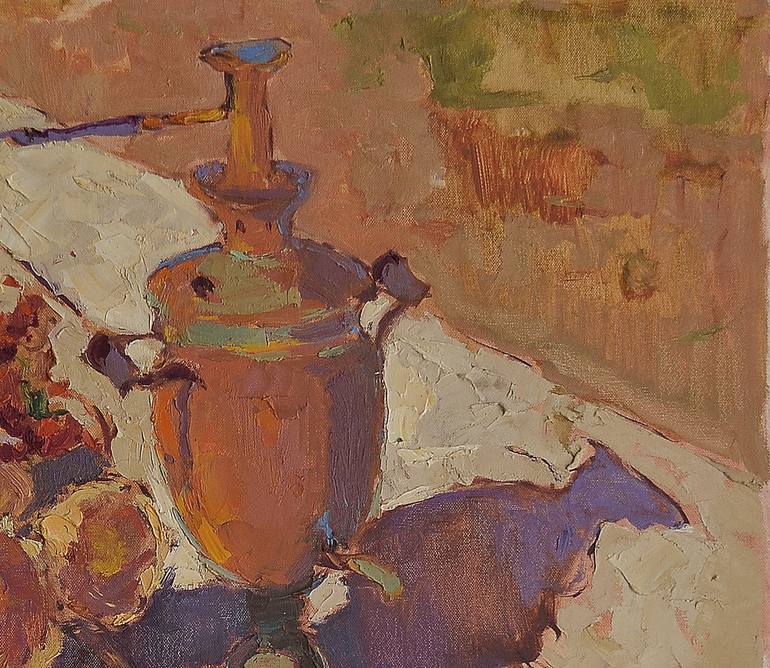 Original Abstract Expressionism Still Life Painting by Shandor Alexander