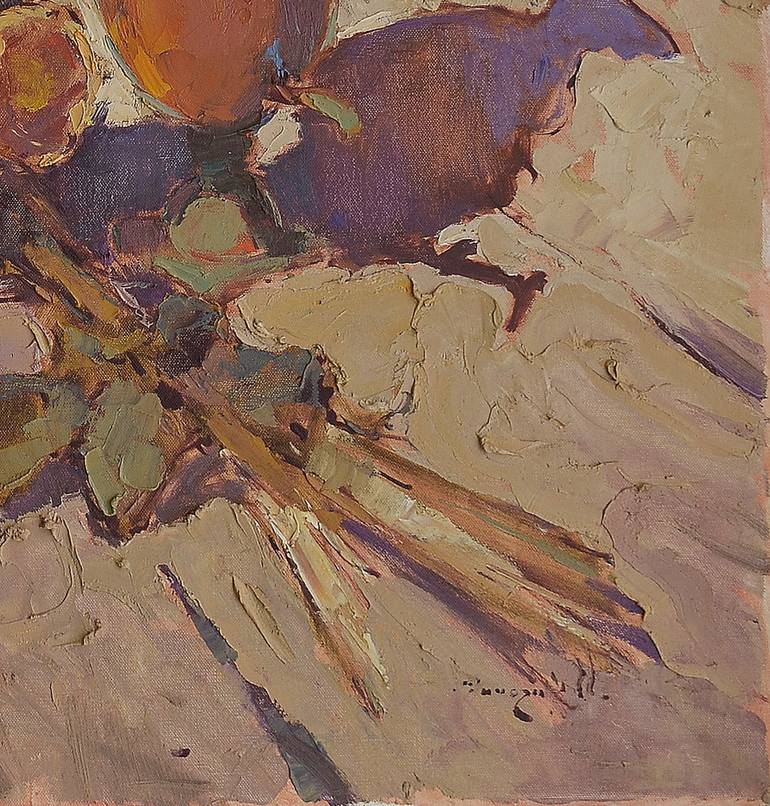 Original Abstract Expressionism Still Life Painting by Shandor Alexander