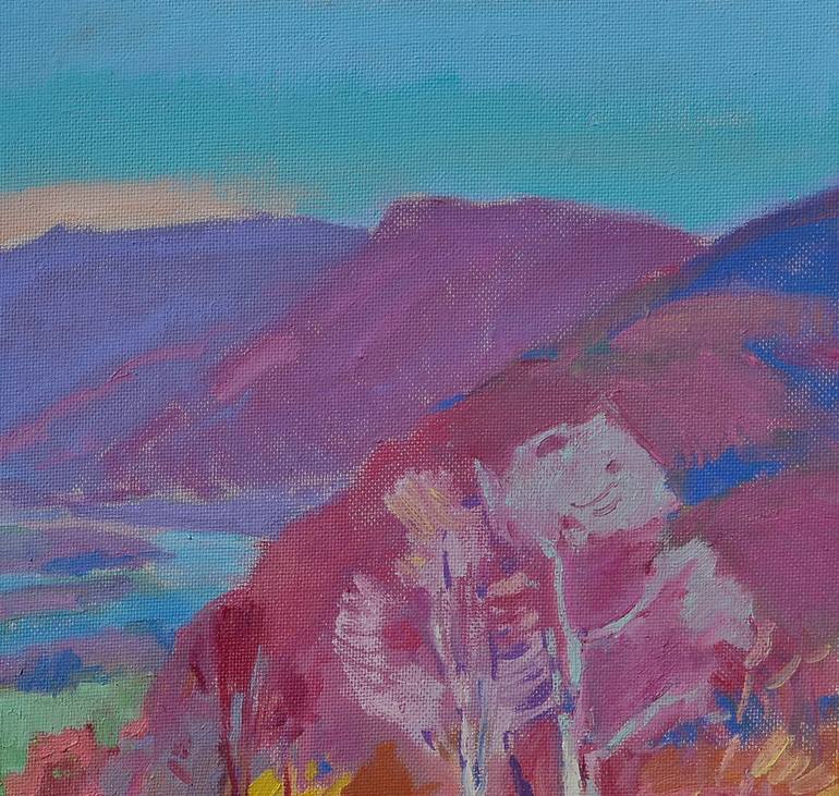 Original Abstract Expressionism Landscape Painting by Shandor Alexander