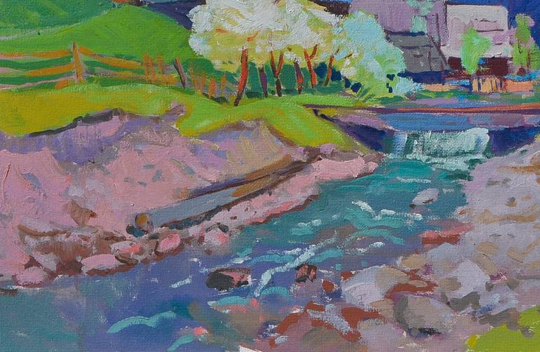 Original Abstract Landscape Painting by Shandor Alexander