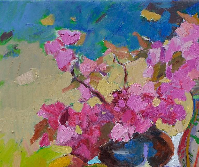 Original Abstract Expressionism Food & Drink Painting by Shandor Alexander