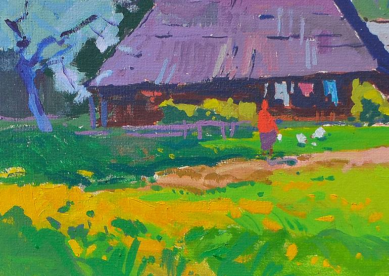 Original Abstract Expressionism Family Painting by Shandor Alexander