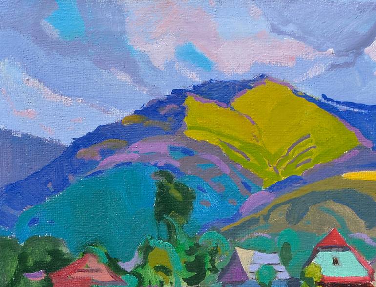 Original Abstract Expressionism Nature Painting by Shandor Alexander