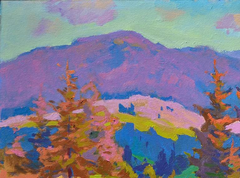 Original Abstract Expressionism Nature Painting by Shandor Alexander
