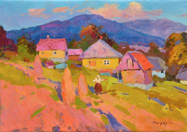 Original Abstract Expressionism Landscape Paintings by Shandor Alexander