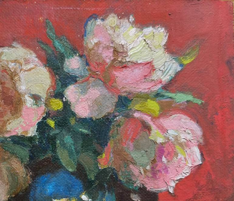 Original Abstract Expressionism Still Life Painting by Shandor Alexander
