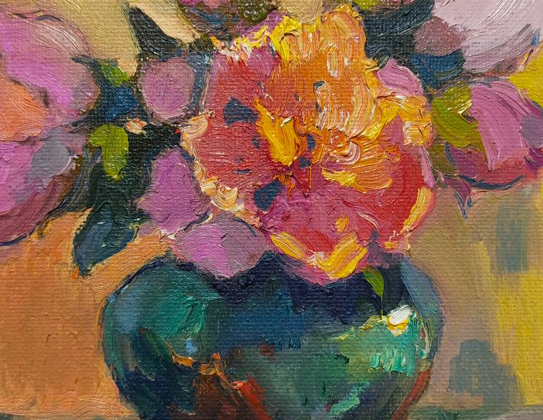 Original Abstract Expressionism Still Life Painting by Shandor Alexander