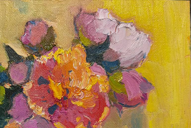 Original Abstract Expressionism Still Life Painting by Shandor Alexander
