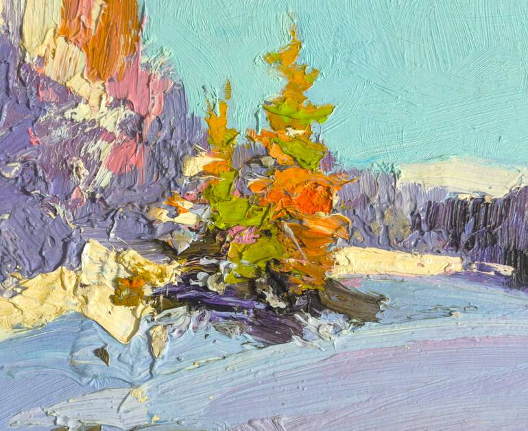 Original Art Deco Landscape Painting by Shandor Alexander